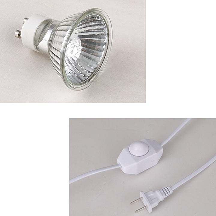 Zeitgenössische skandinavische Blumen-Metallglas-1-Licht-Aroma-Schmelzwachs-Tischlampe für Schlafzimmer 