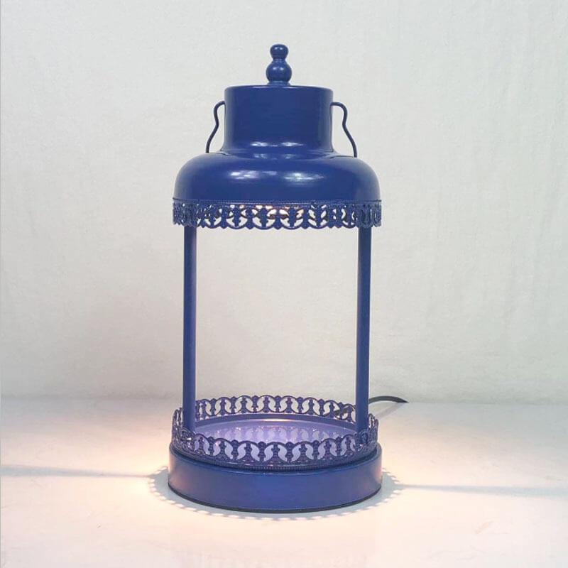 Moderne romantische minimalistische Metallsäule 1-Licht schmelzende Wachstischlampe 