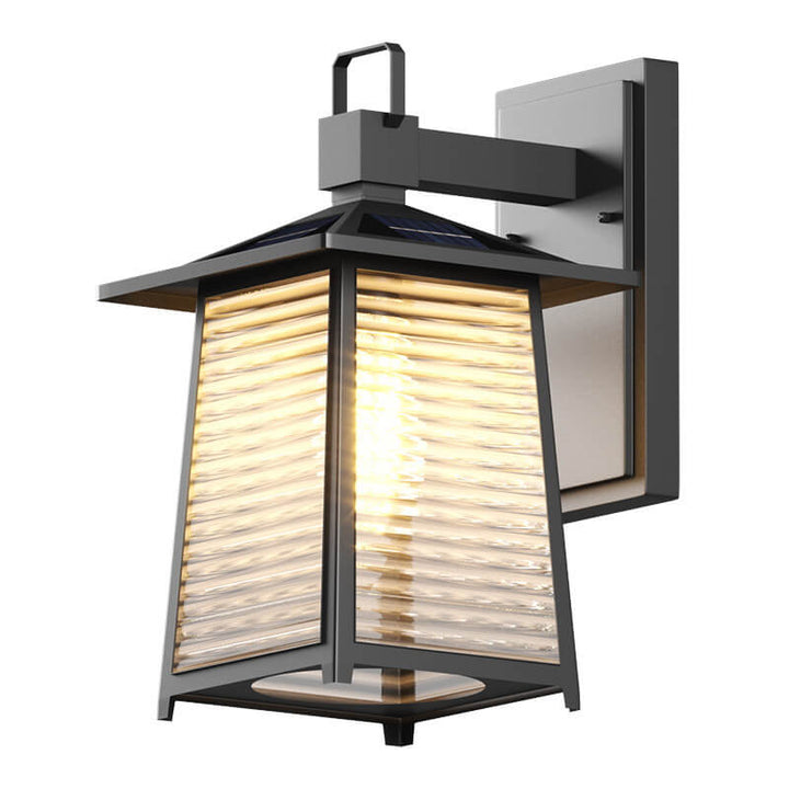 Lampe murale extérieure à une lumière en fer forgé étanche à l&
