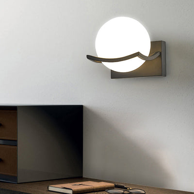 Moderne Einfachheit Eisen Wasser Muster Glas Ball Schatten 1-Licht Wand Leuchte Lampe Für Schlafzimmer 