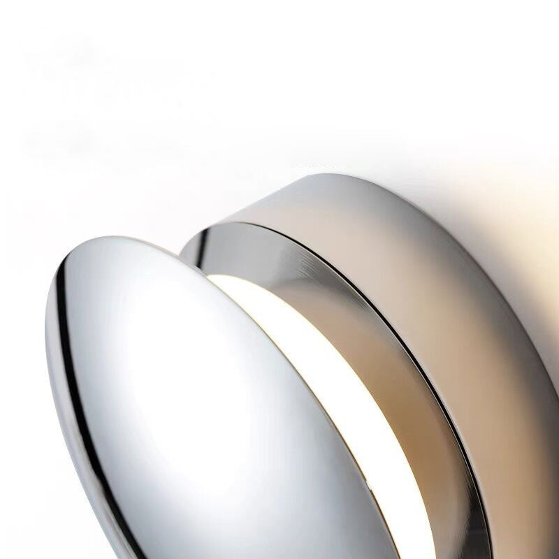 Moderne minimalistische kugelförmige galvanisierte Aluminium-LED-Wandleuchte 