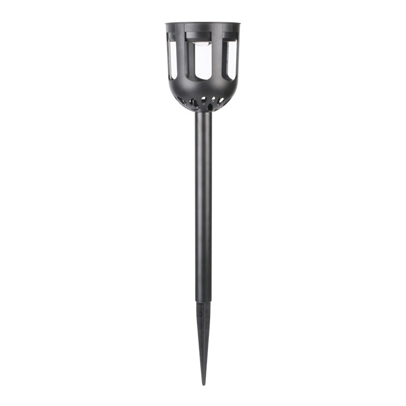 Éclairage paysager LED en cylindre creux ABS PMMA solaire étanche à la simplicité moderne pour jardin 
