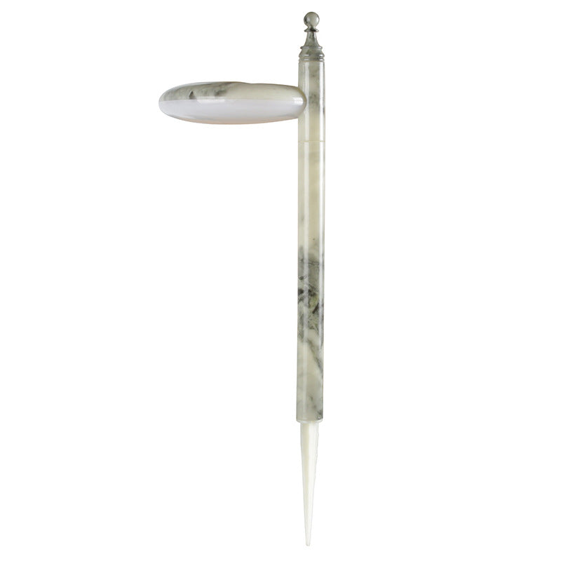 Éclairage extérieur de jardin LED rond étanche solaire traditionnel chinois en ABS 