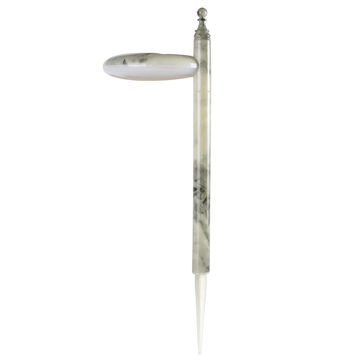 Éclairage extérieur de jardin LED rond étanche solaire traditionnel chinois en ABS 