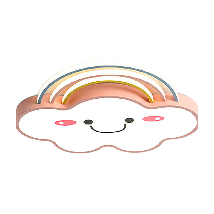 Zeitgenössische kreative Regenbogen-Wolke Acryl Schatten LED Unterputz Deckenleuchte für Schlafzimmer 