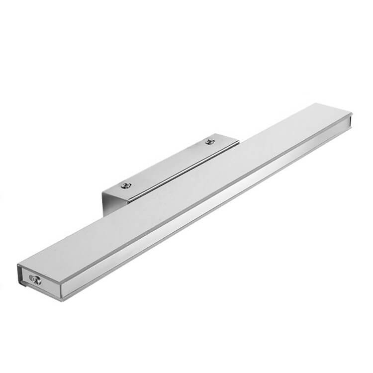 Modern Minimalist Rectangular Column Stainless Steel Anti-Fog Vanity Light LED Wall Sconce Lamp For Bathroom &amp; Living Room