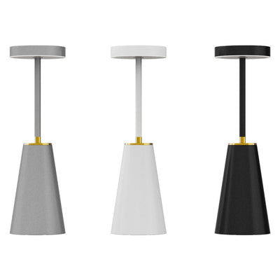 Moderne minimalistische zylindrische PC Eisen LED Tischlampe für Wohnzimmer 