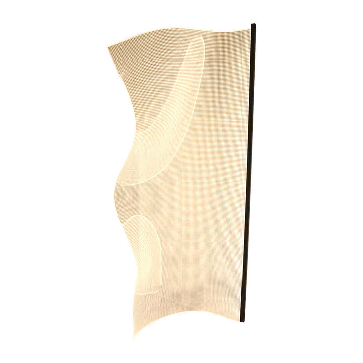 Lampe sur pied LED en acrylique et aluminium de forme irrégulière Art Déco moderne pour salon 