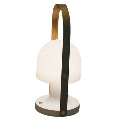 Nordic Modern Iron Mushroom Glass LED Portable Table Lamp