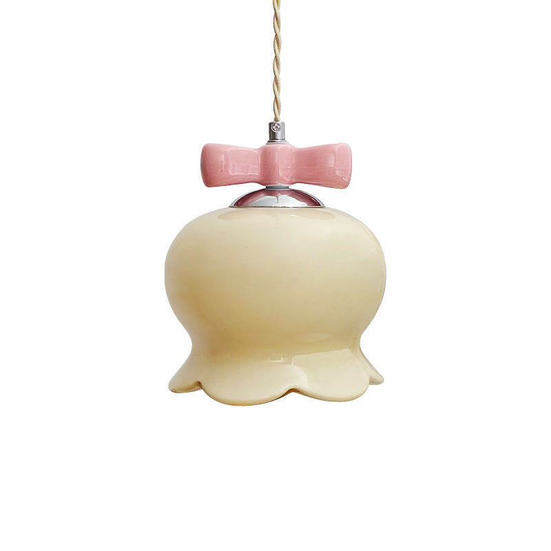 Art déco moderne nœud papillon cloche fleur d&