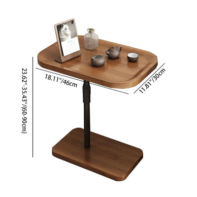 Moderner minimalistischer rechteckiger künstlicher Paneel-Hardware-Beistelltisch für das Wohnzimmer 
