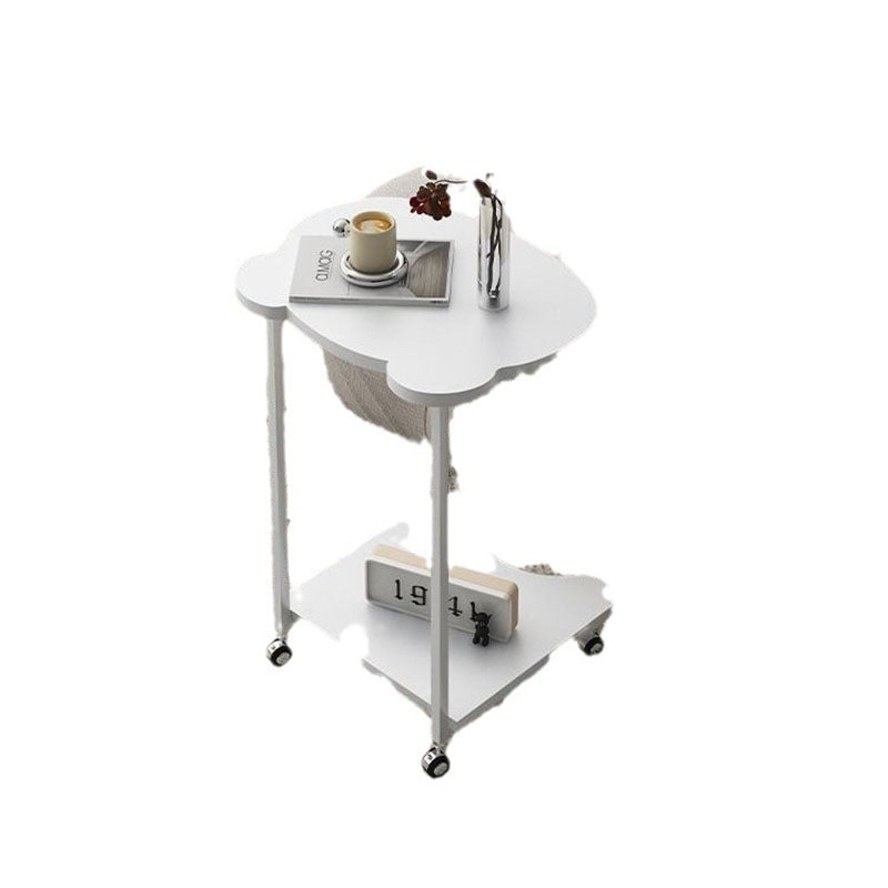 Moderner minimalistischer Bärenholz-Eisentisch 2-stufig für das Wohnzimmer 