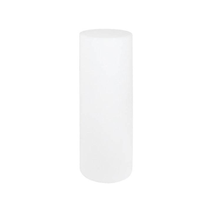 Lampe de jardin moderne minimaliste solaire étanche à LED PE en forme de cylindre avec fiche de sol 