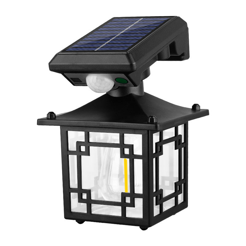 Moderne Einfachheit Solar Zylinder Quadrat ABS PS LED Außenleuchte für Garten 