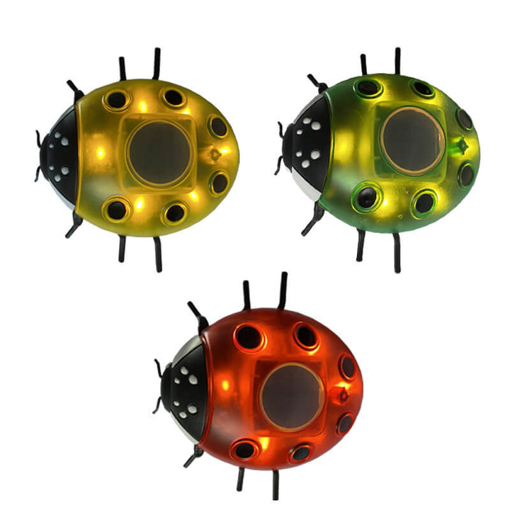 Luz de Cerca de Césped al Aire Libre LED de Plástico Creativa de Animal Escarabajo Impermeable Solar 