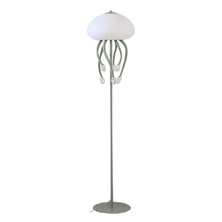Lampadaire LED en fer acrylique Art Déco moderne en forme de méduse pour salon 