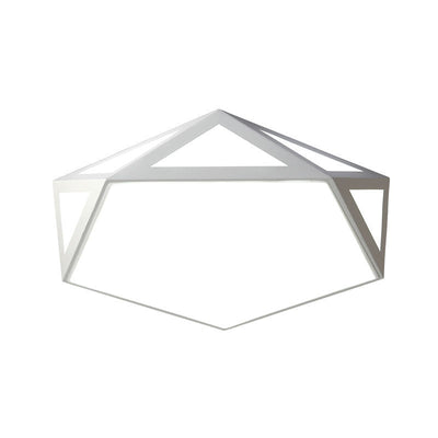 Moderne Einfachheit Openwork Diamant Acryl Schatten LED Unterputz Deckenleuchte Für Wohnzimmer 
