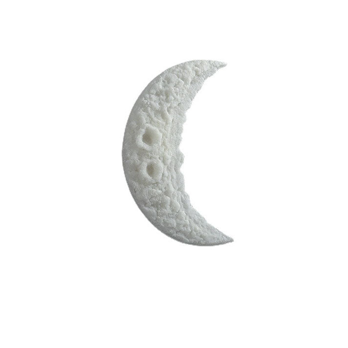 Zeitgenössische kreative Mond Carving Harz LED Wandleuchte Lampe für Wohnzimmer 