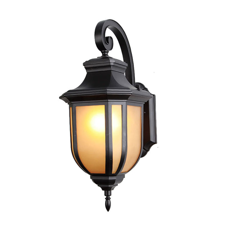 Modern European Minimalist Aluminum Alloy Square Outdoor 1-Light Wall Sconce Lamp