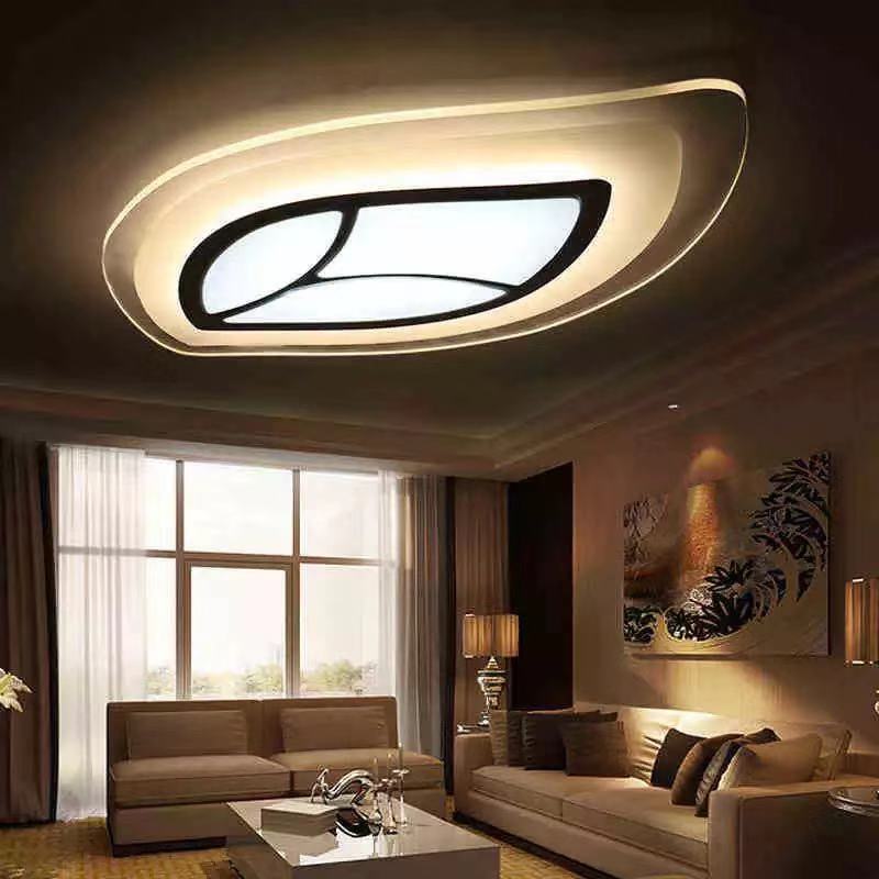Moderne Einfachheit Eisen Acryl Runde Blume Lassen LED Unterputz Deckenleuchte Für Wohnzimmer 