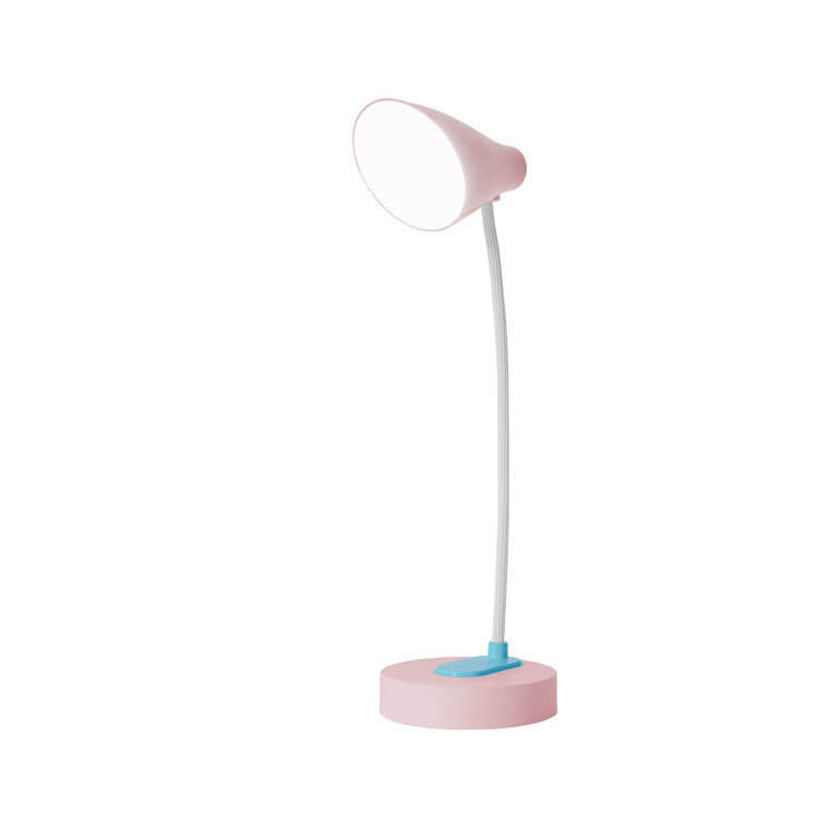 Nordic Modern Kunststoff Runde Faltbare LED USB Tischlampe 