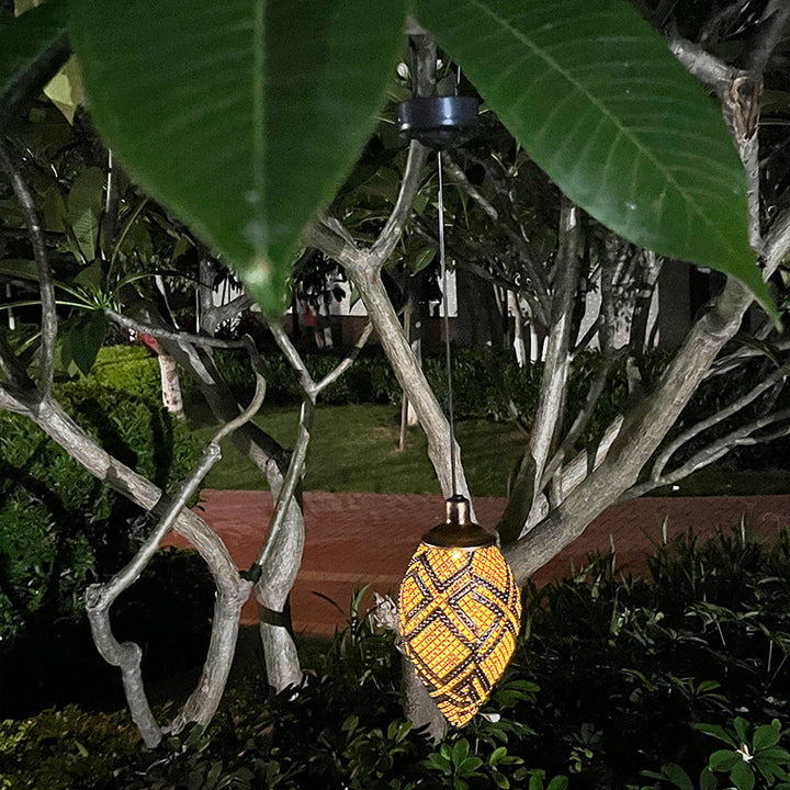 Suspension LED Solaire Étanche en Forme de Goutte d&