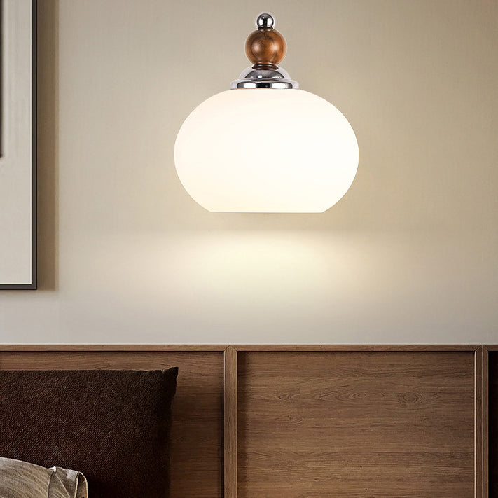 Traditionelle Vintage Laterne geformt Holz Eisen Glas 1-Licht Pendelleuchte für Esszimmer 
