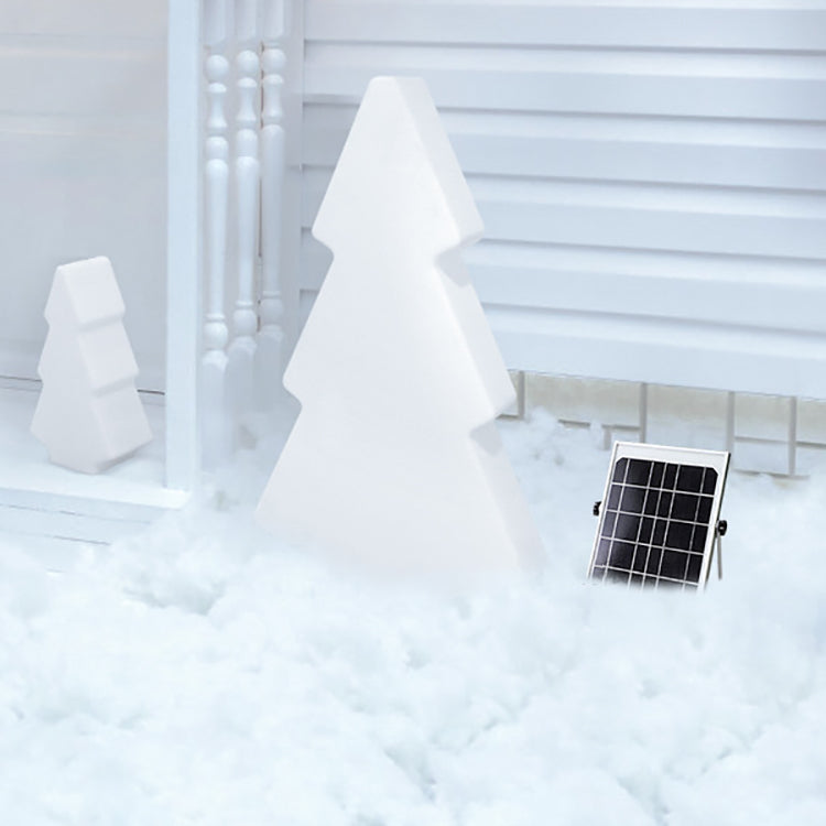Moderne Art Deco Wasserdichte Solar Wiederaufladbare PE Weihnachtsbaum LED RGB Landschaft Beleuchtung Außenleuchte Für Garten 