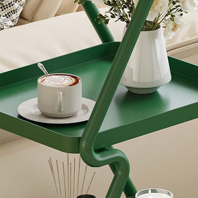 Zeitgenössischer kreativer Weihnachtsbaum Eisen Beistelltisch 3-stufig für Wohnzimmer 