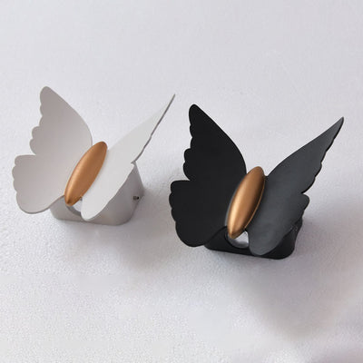 Applique Murale LED Extérieure en Aluminium Étanche Minimaliste Moderne avec Papillon pour Patio Extérieur 