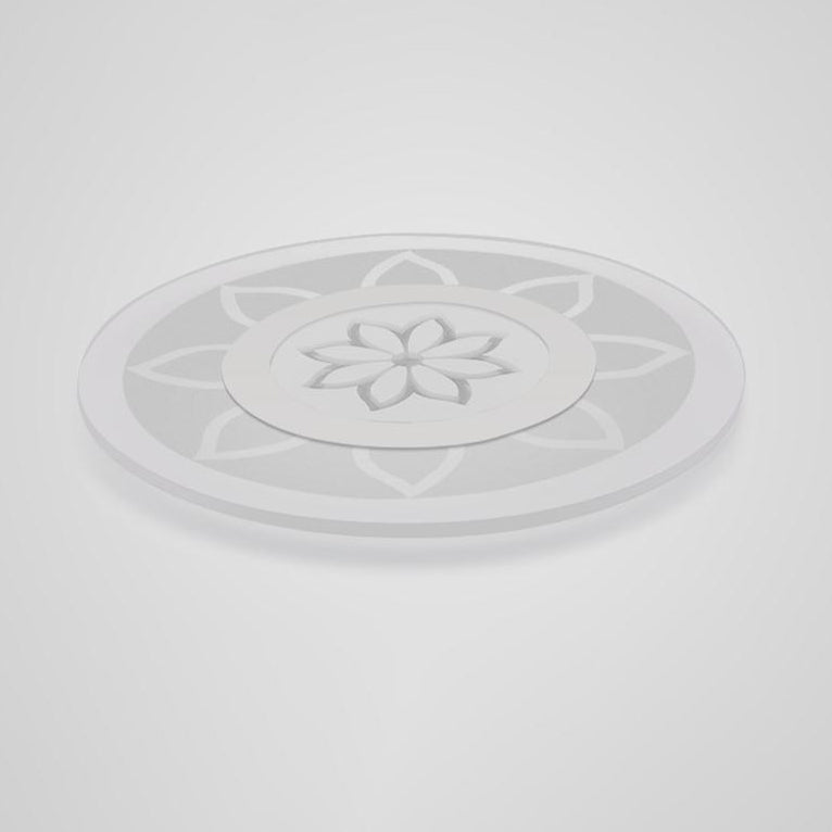 Moderne Einfachheit Eisen Acryl Runde Blume Lassen LED Unterputz Deckenleuchte Für Wohnzimmer 