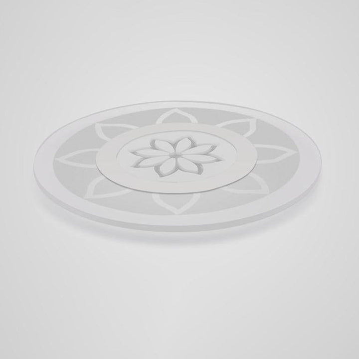 Moderne Einfachheit Eisen Acryl Runde Blume Lassen LED Unterputz Deckenleuchte Für Wohnzimmer 
