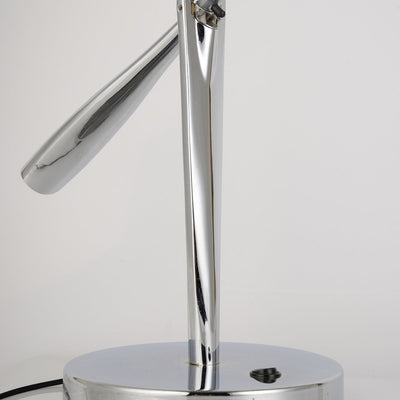 Moderne minimalistische LED-Tischlampe aus Eisenmetall mit langem Arm für Schlafzimmer 