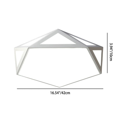 Moderne Einfachheit Openwork Diamant Acryl Schatten LED Unterputz Deckenleuchte Für Wohnzimmer 