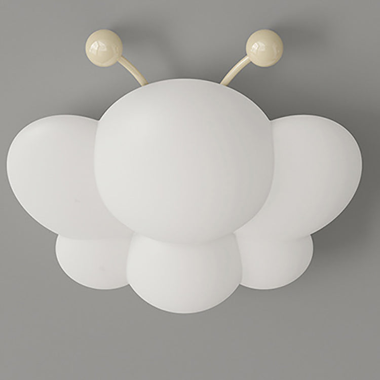 Plafonnier LED en fer PE abeille à montage affleurant pour chambre à coucher, simplicité moderne 