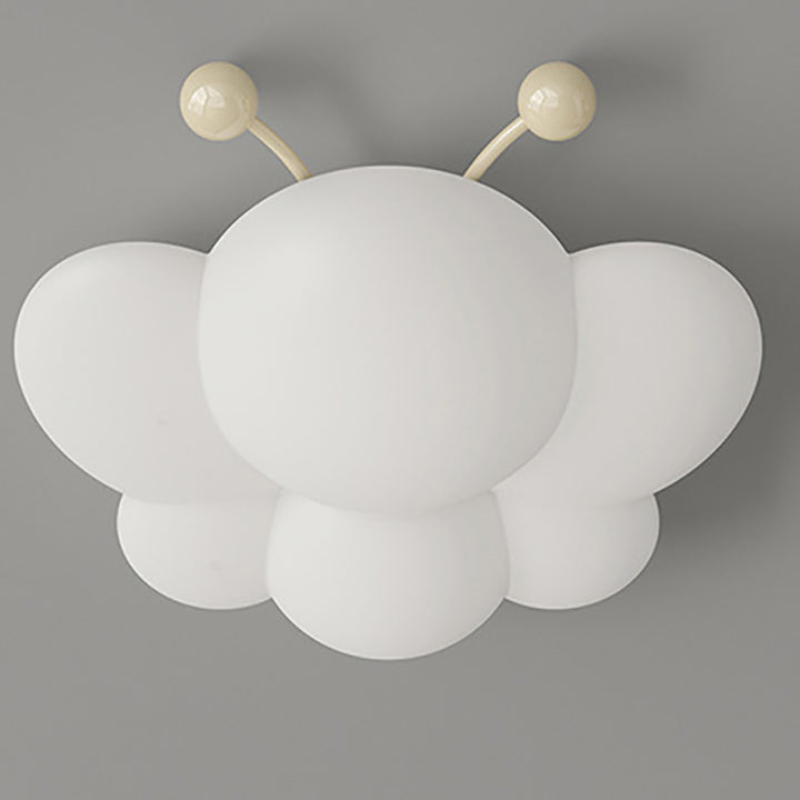 Plafonnier LED en fer PE abeille à montage affleurant pour chambre à coucher, simplicité moderne 