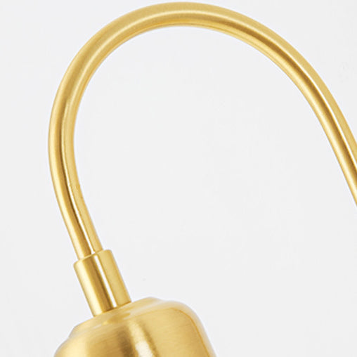 Lampe murale contemporaine de luxe en laiton antique avec cylindre en céramique nervurée à 1 lumière pour salon 
