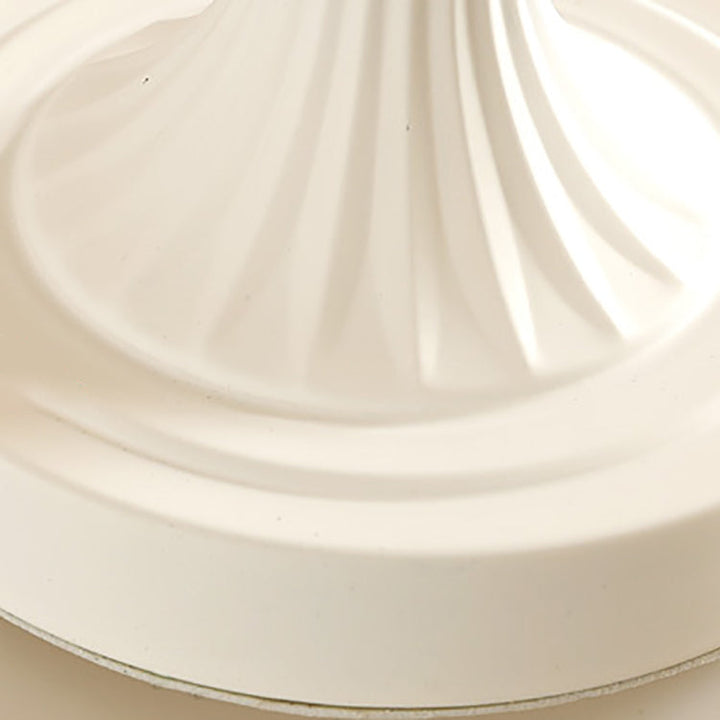 Lampe de table 1 lumière contemporaine créative en céramique rose fer verre pour chambre 