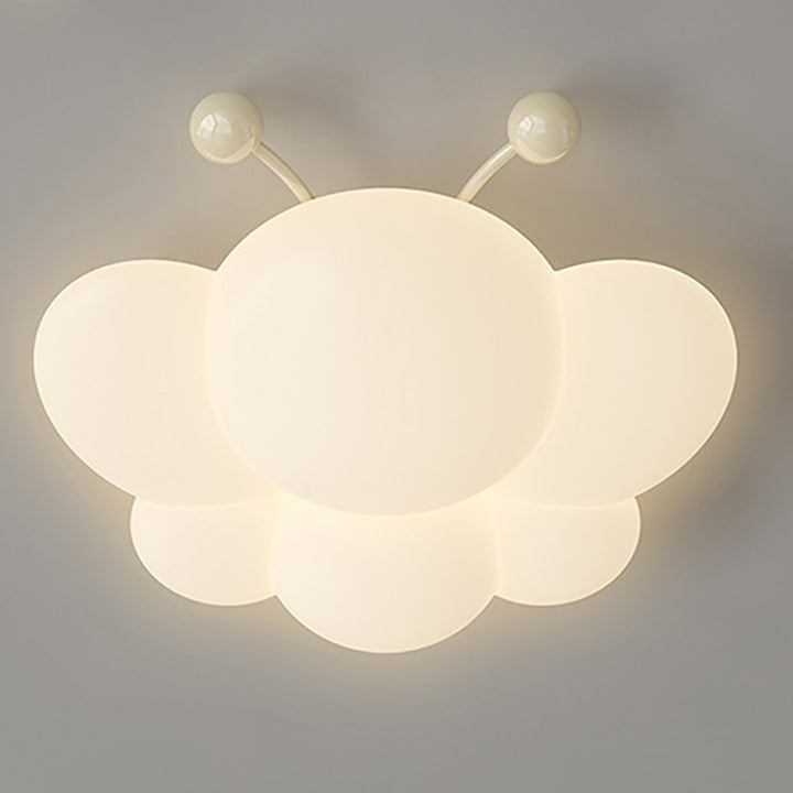 Plafonnier LED en fer PE abeille à montage affleurant pour chambre à coucher, simplicité moderne 