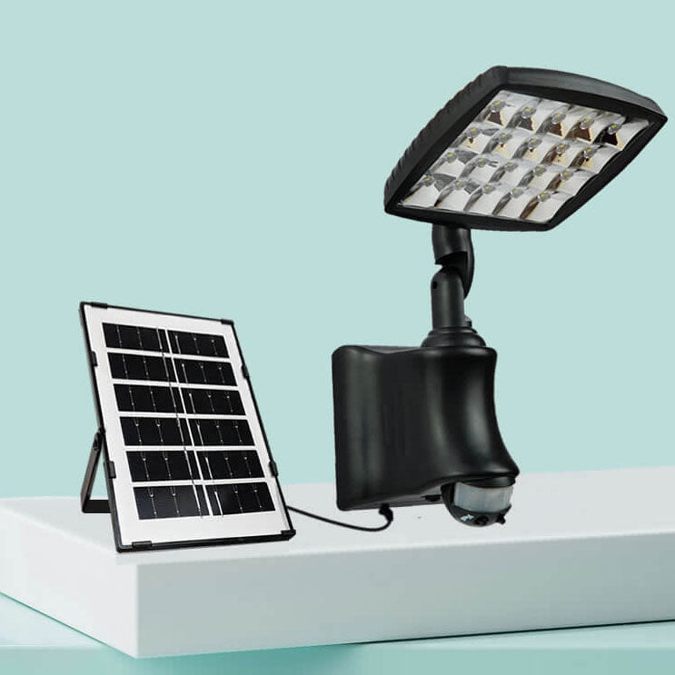 Lámpara de Aplique de Pared LED Ajustable Impermeable Solar Industrial para Exterior 