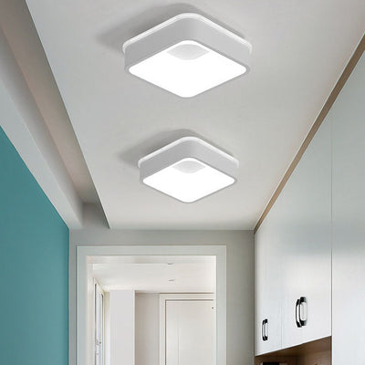 Zeitgenössische Einfachheit Eisen Acryl geometrische Pentagramm LED Unterputz Deckenleuchte für Schlafzimmer 