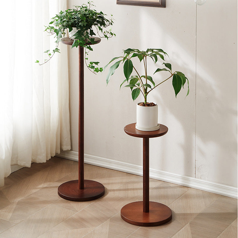 Moderner minimalistischer runder Holztisch für das Wohnzimmer 