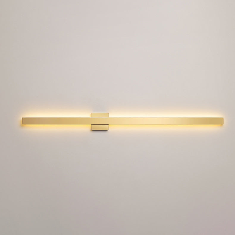 Moderne minimalistische lange Streifen Eisen Acryl LED Wandleuchte Lampe für Wohnzimmer 