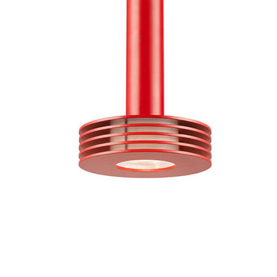 Nordic Minimalist Metal Cylindrical Drum LED Pendant Light