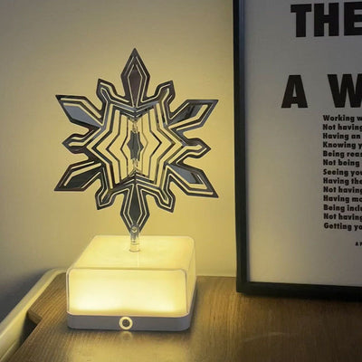 Modern Art Deco Stainless Steel ABS Cubic Base Multishape Rechargeable USB LED Table Lamp Night Light For Bedside