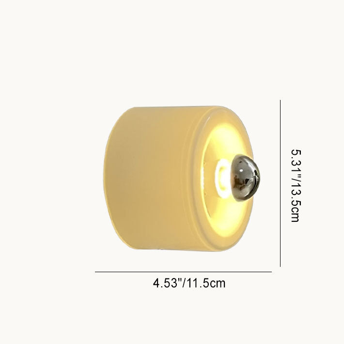 Moderne Mid-Century Runde Eisen Glas 1-Licht Wandleuchte Lampe für Wohnzimmer 