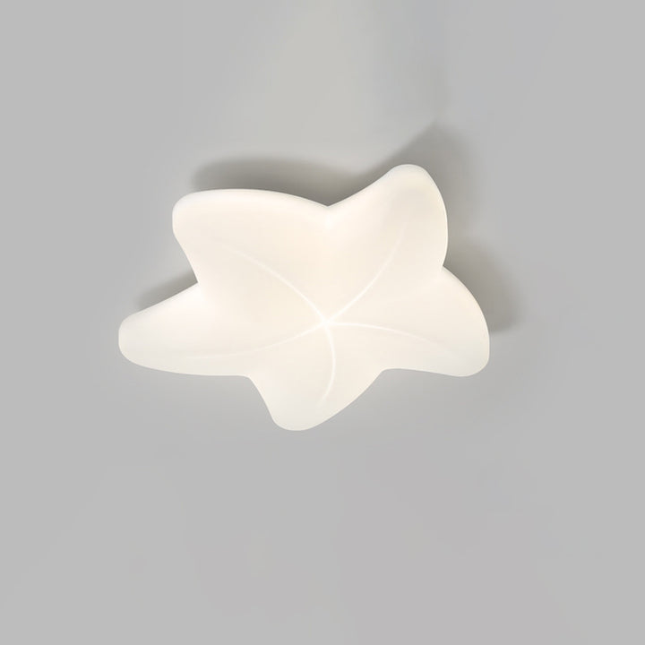 Zeitgenössische Einfachheit Pentagram PE Schatten Eisen LED Unterputz Deckenleuchte für Schlafzimmer 