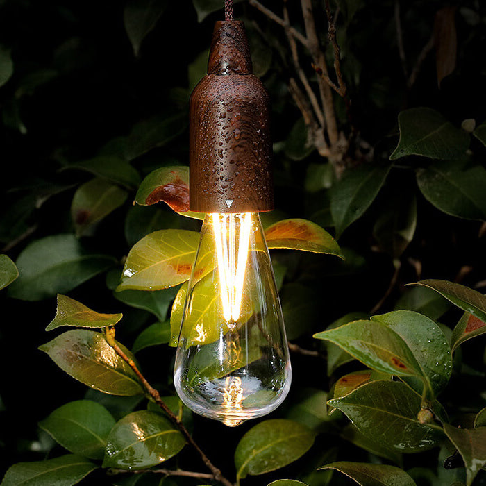 Contemporary Industrial Portable Waterproof PC ABS Round Cone Battery USB 1-Light Camping Outdoor Light