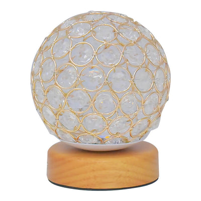 Modern Minimalist Round USB Rechargeable LED Night Light Table Lamp