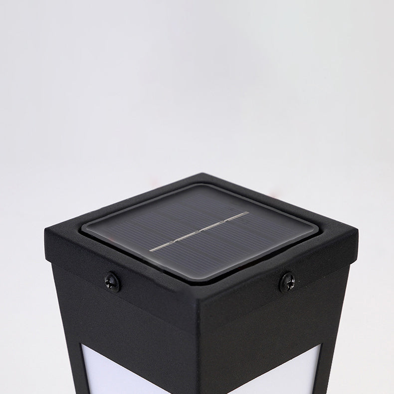 Zeitgenössische industrielle intelligente Sensor LED Solar wasserdichte Wandleuchte Lampe für Terrasse im Freien 